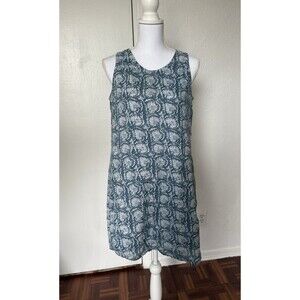 Old Navy Women's Blue Floral Print Sleeveless Dress Size Small